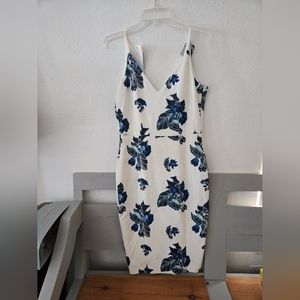 H&M FLORAL TANK DRESS SIZE 6